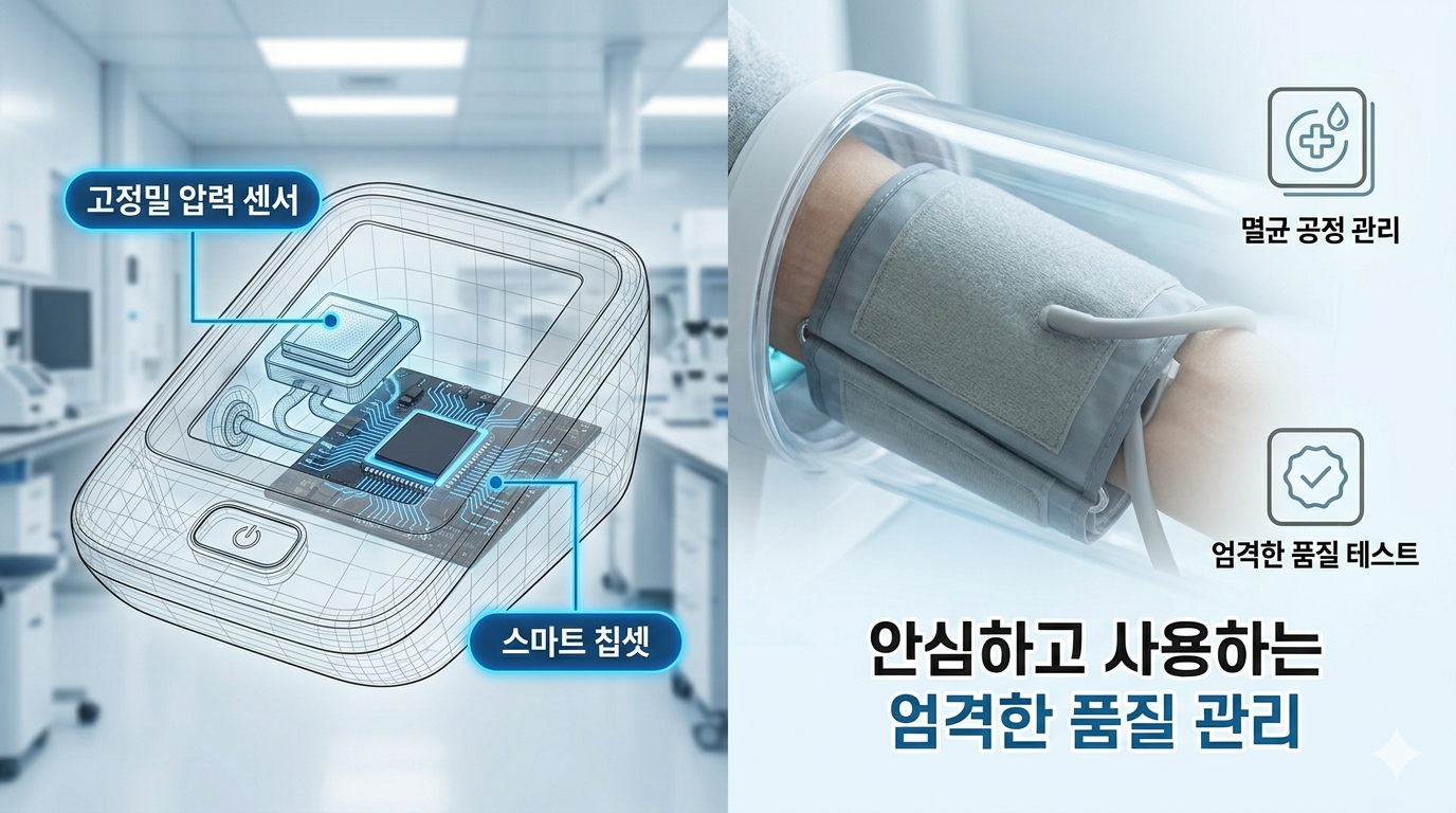 뉴 버전 자동 전자 혈압계